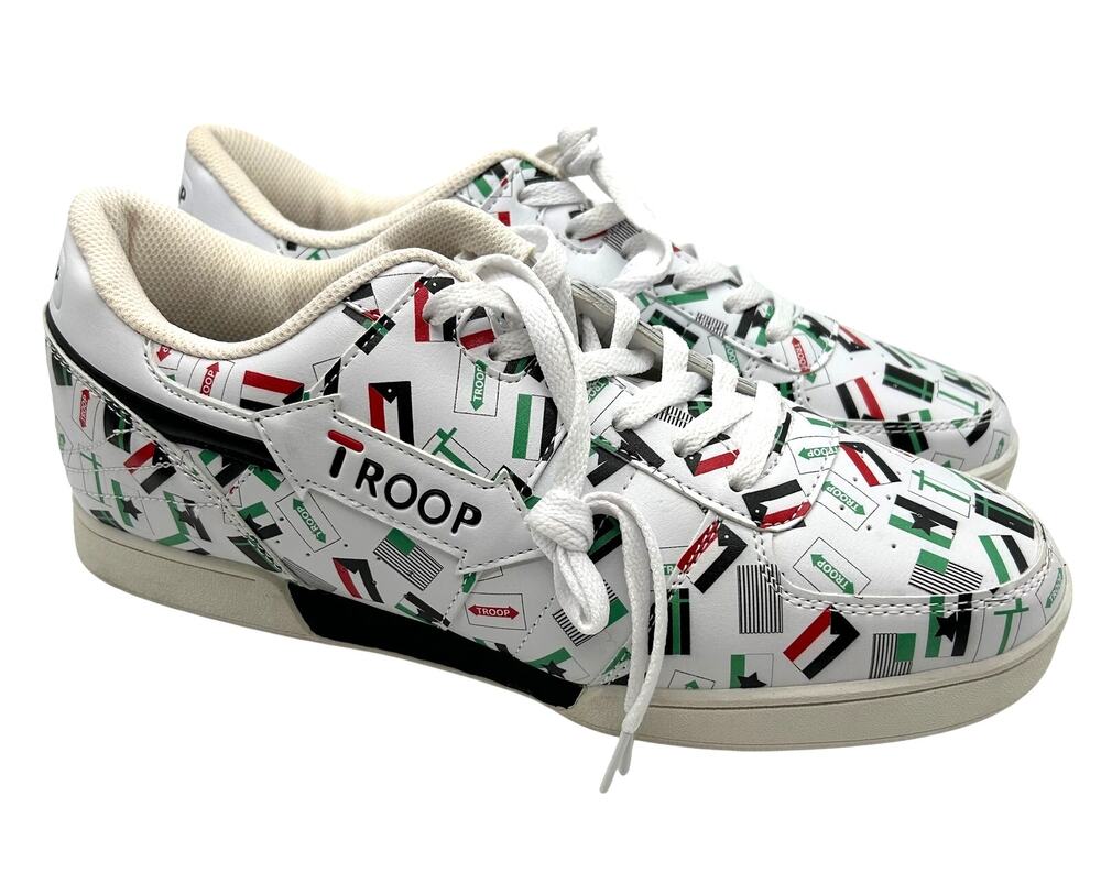 Troop Crown World Cup 2018 Limited Edition Sneakers Mens 11 White Flag Print